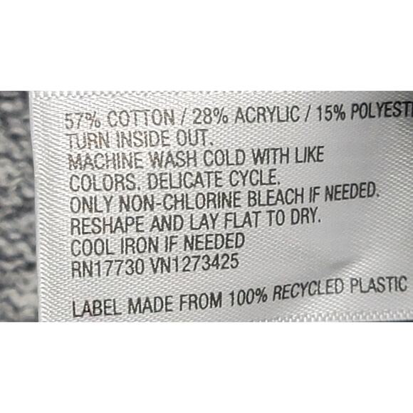 Goodfellow Co Black Marled Mock Collar Shawl Pullover Sweater Large Soft Stretch - Picture 4 of 6